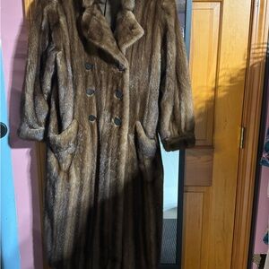 Yves saint laurent mink coat